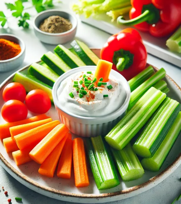 Bâtonnets de légumes croquants