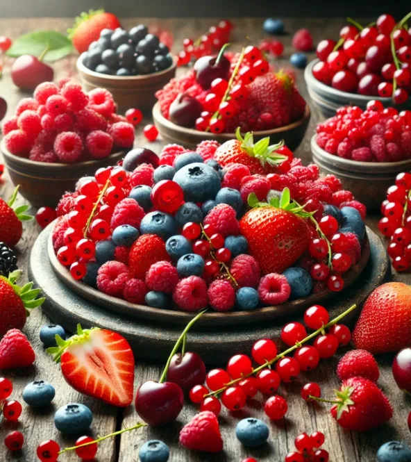 Fruits rouges antioxydants et bienfaits santé