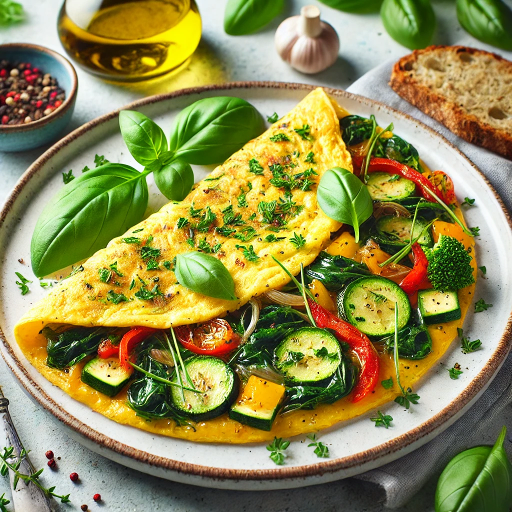 omelette-aux-l-gumes-et-herbes-fra-ches