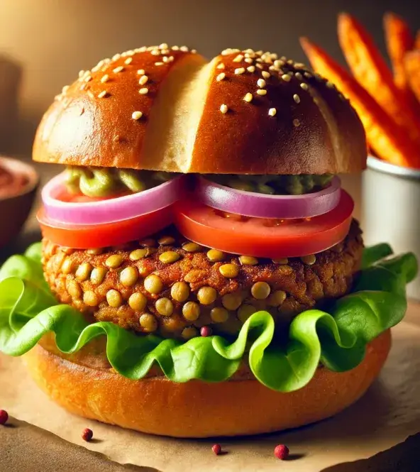 Burger végétarien aux lentilles