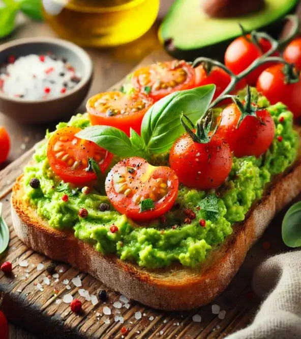 Toast à l'avocat et tomate