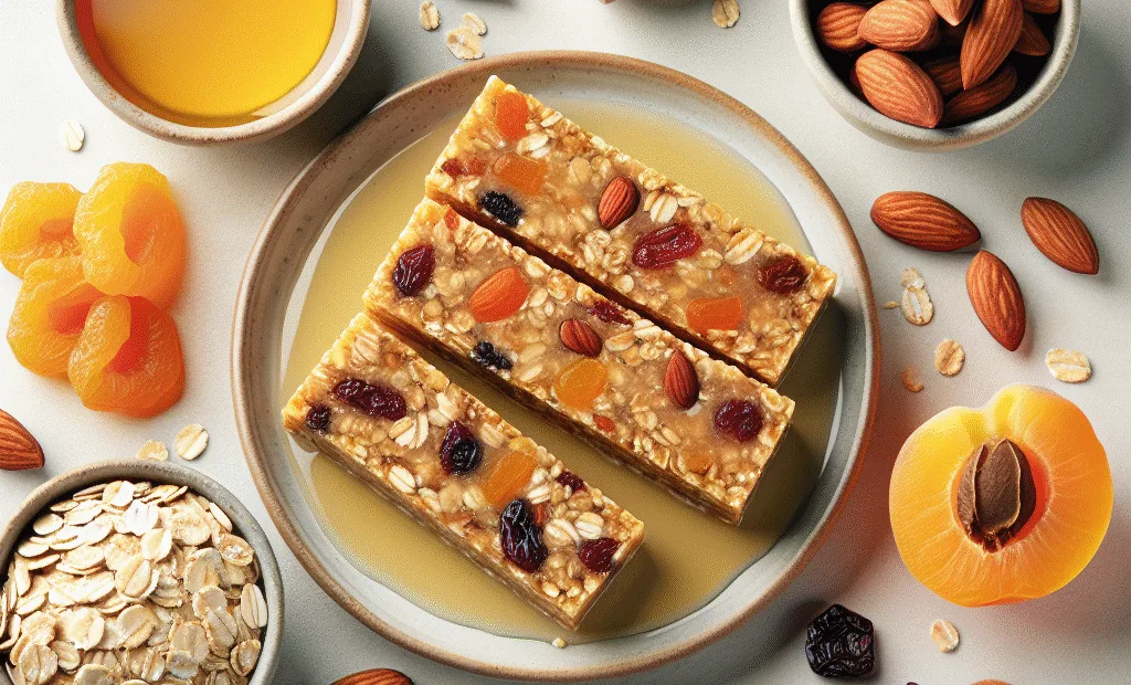 Barres de céréales maison aux fruits secs et miel