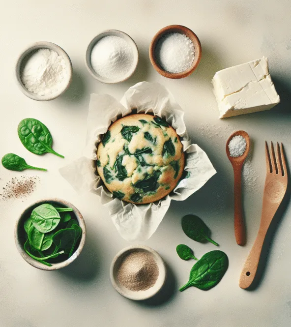 Muffins salés aux épinards et fromage frais