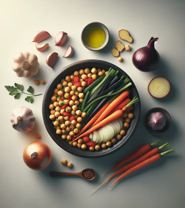 Tajine végétarien de légumes d'hiver et pois chiches